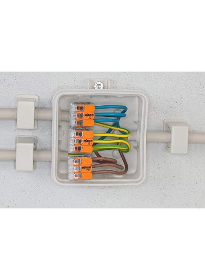 Wago 221-412 2-Conductor Compact Splicing Connectors (Pack of 100) - Image 3