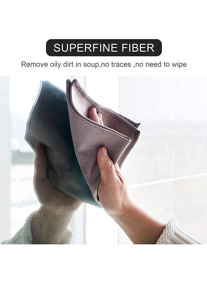 P-PLUS INTERNATIONAL Microfiber Glass Cleaning Cloths Streak Free - Lint Free - Quickly Clean Windows, Windshields, Mirrors, And Stainless Steel (Pack Of 10, Random Color), 300 TC - Image 5