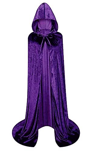 LHJ Adult Halloween Costumes Cape Cloak Knight Witches Vampires Cosplay - Image 1