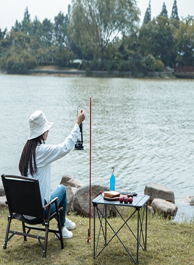 shinrtrip ShineTrip Outdoor Tent Camping Light Rack Multifunctional Portable Folding Aluminum Alloy Lamp Stand Camping Fishing Light Lamp Stand Detachable Lamp Pole Light Hanging Rack - Image 2
