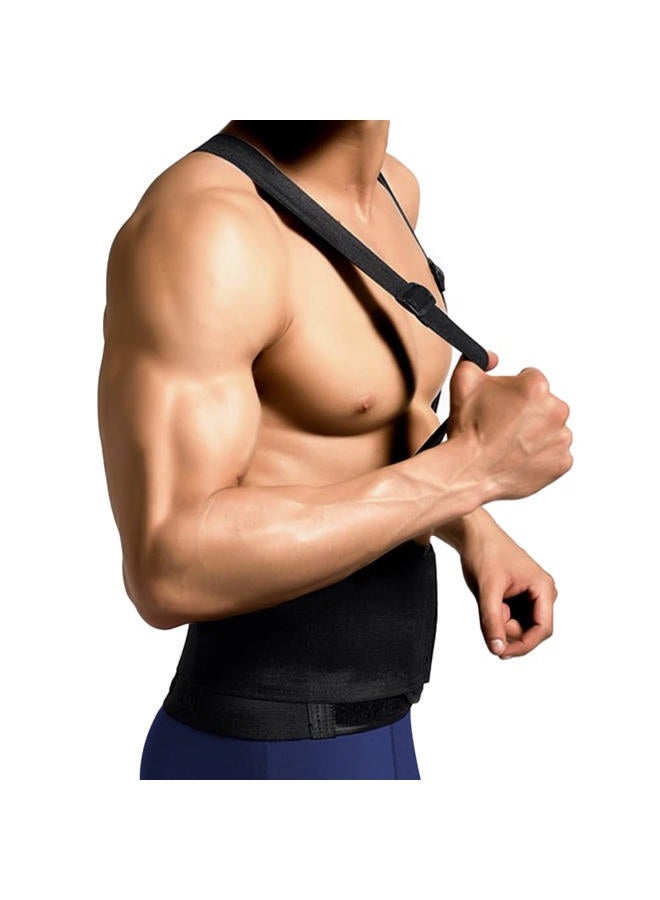 FITTOO Working Lumbar Lower Back Brace Support Belt with Adjustable Straps - Back Pain Relief, Injury Recovery, Heavy Lifting Support, Back Brace with Suspenders - Image 2