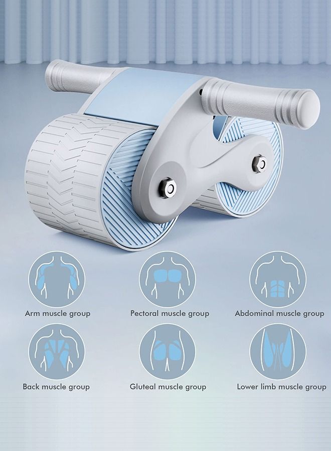 Arabest Automatic Rebound Abdominal Wheel-New Springback Wheels Roller Domestic Abdominal Exerciser-2023 Ab Roller Wheel for Abdominal Core Strength Training for Beginners Abs Workout  - Image 2