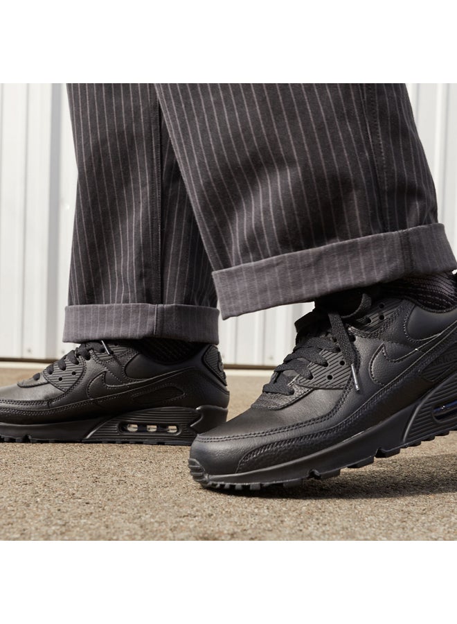 air max leather black