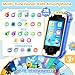 windpaint Kids Phone for Girl Toys Christmas Birthday Gifts for Age 310 Year Old Girls Boys Toys Kids Toddler Smart Phone Detective Educational Learning Toys with 28 Touchscreen Music Video Game Blue - Image 4
