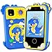 windpaint Kids Phone for Girl Toys Christmas Birthday Gifts for Age 310 Year Old Girls Boys Toys Kids Toddler Smart Phone Detective Educational Learning Toys with 28 Touchscreen Music Video Game Blue - Image 3