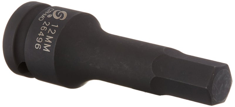 Sunex 26496 12Inch Drive 12mm Hex Impact Socket