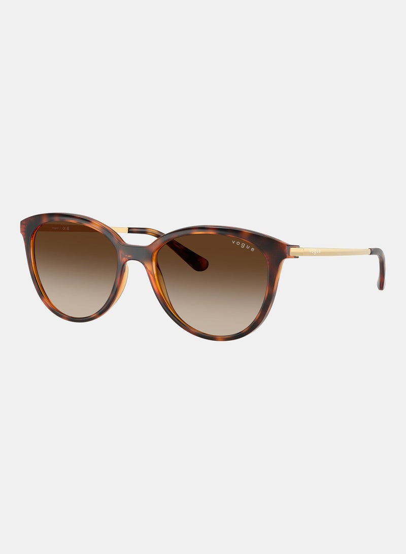Vogue Full Rim Round Sunglasses 5647SI, 53, W656, 13 - Image 2