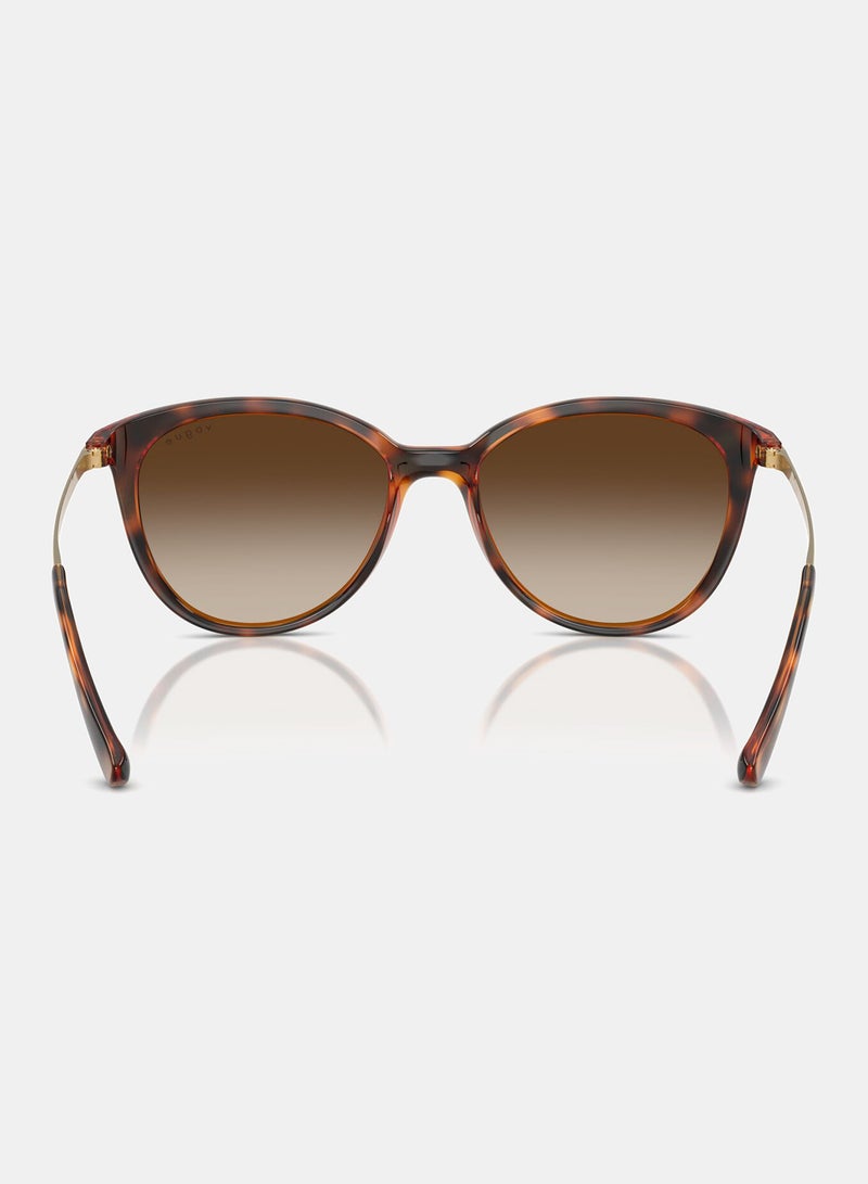 Vogue Full Rim Round Sunglasses 5647SI, 53, W656, 13 - Image 4