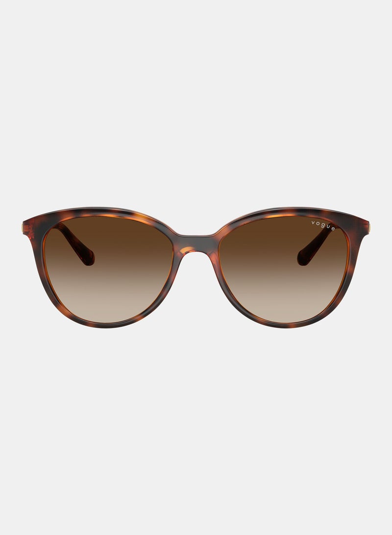Vogue Full Rim Round Sunglasses 5647SI, 53, W656, 13 - Image 1