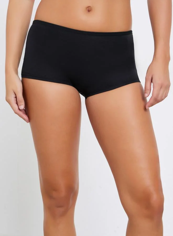 ستايلي مجموعة من 3 سراويل داخلية بوي شورت قطنية