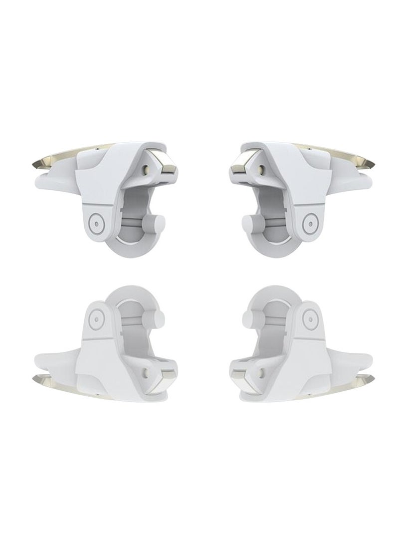 T I G O - Mobile Controller Joystick Aim Button Tactile For iPhone & Android Smart Phone PUBG / Call OF Duty / Fortnite Game Pad Shoulders Triggers L1 R1 (1 Pair ) with a pair of Gloves - Image 1