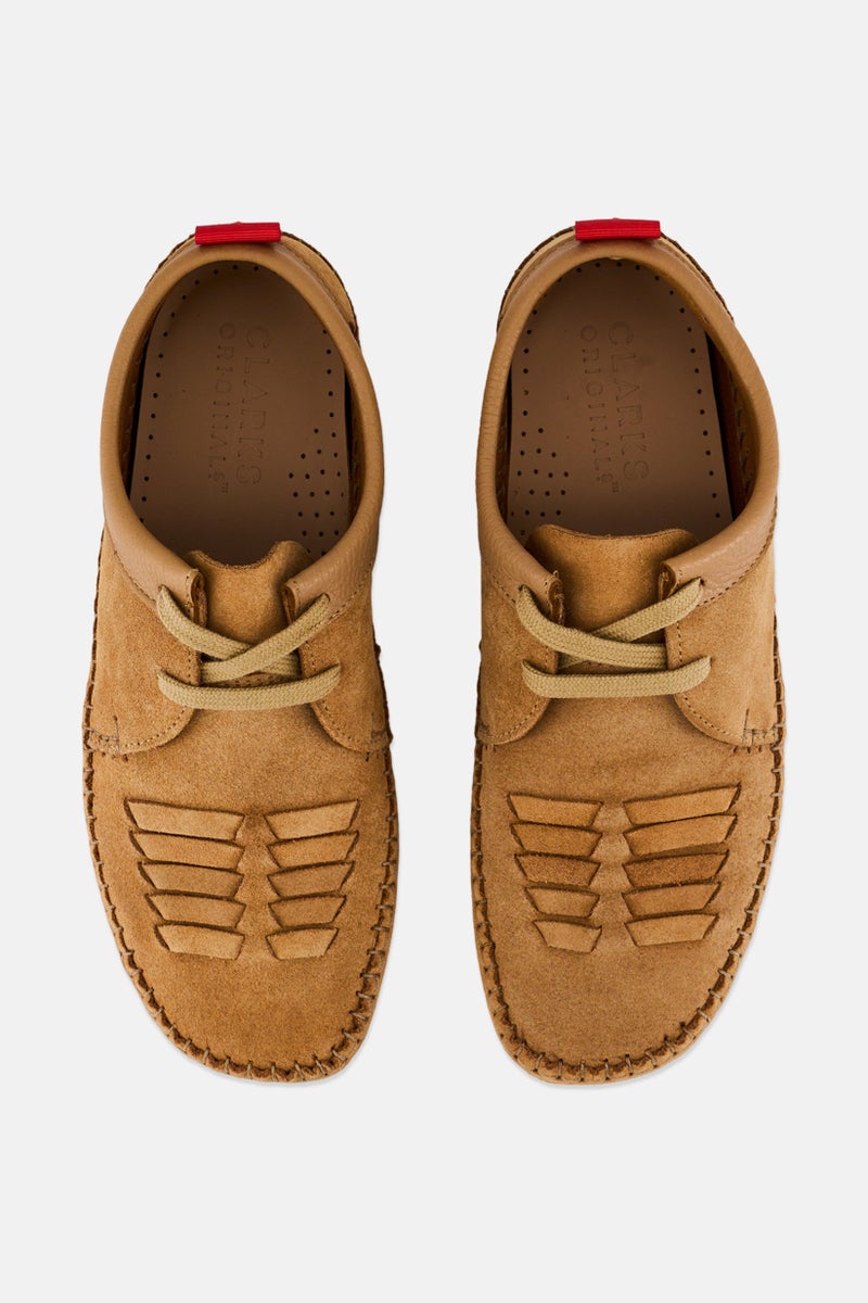 clarks Men Lace Up Casual Shoes, Light Tan  - Image 3