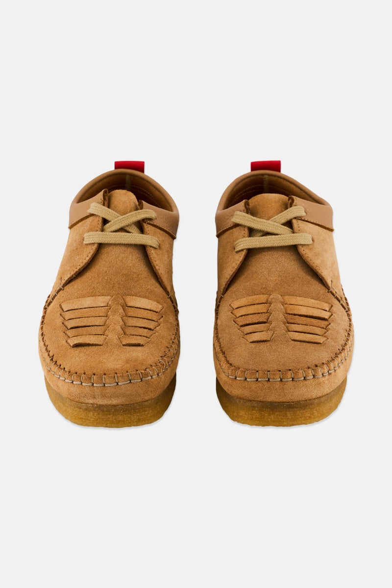 clarks Men Lace Up Casual Shoes, Light Tan - Image 4