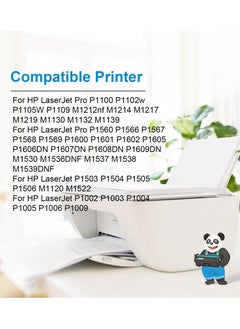 Asta ASTA P1102 Toner Cartridge 85A CE285A Compatible For HP LaserJet Pro P1100 P1102w P1105W P1109 M1212nf M1214 M1217 M1219 M1130 M1132 M1139 Printer Black BK  - Image 2