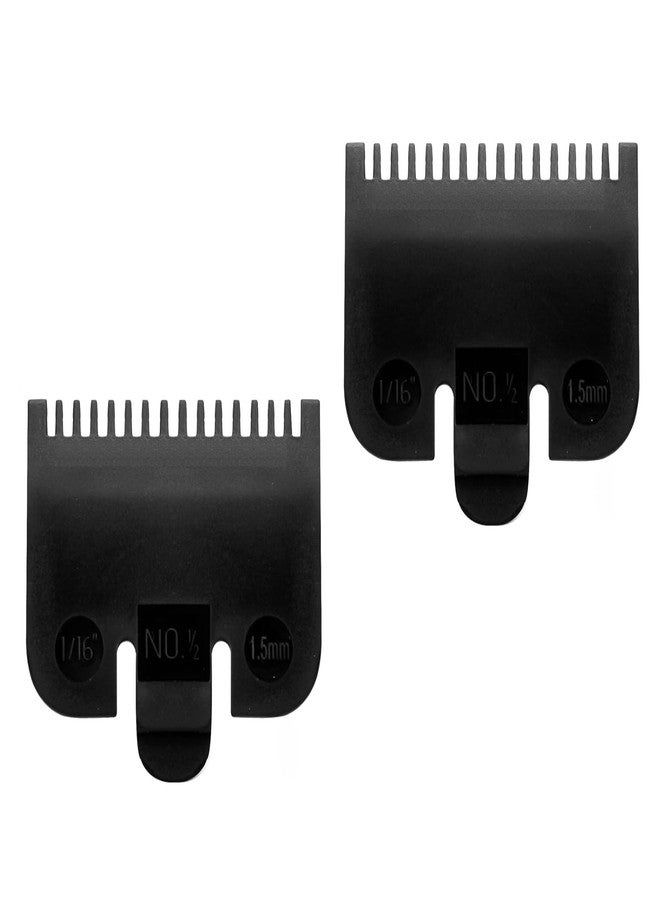 CHAR YONG Replacement for Wahl Professional #1/2 Guide Comb Attachment No.1 1/16" (1.5mm) (biack,2 pack) - Image 1