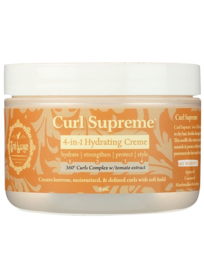 TRELUXE Curl Supreme Styling Creme, 8 OZ - Image 1