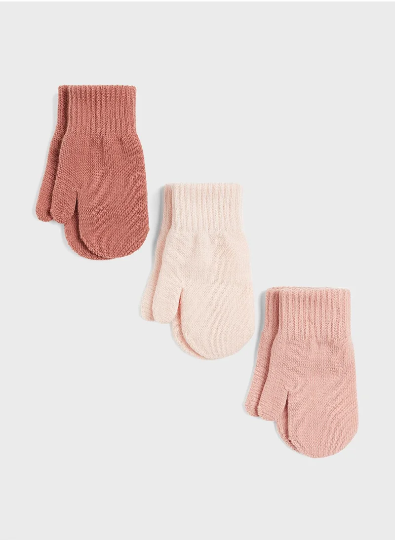 H&M Infant 3 Pack Essential Gloves