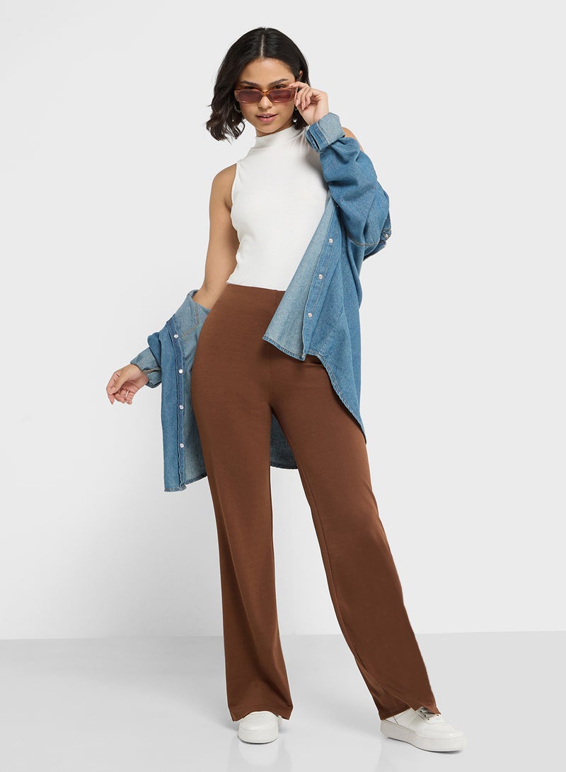 Ginger Basics High Neck Ribbed Vest  - Image 4