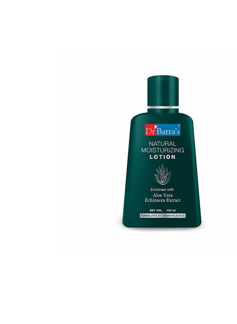 Dr Batra's Natural Moisturizing Lotion Enriched With Echinacea Aloe Vera - 100 ml - Image 4