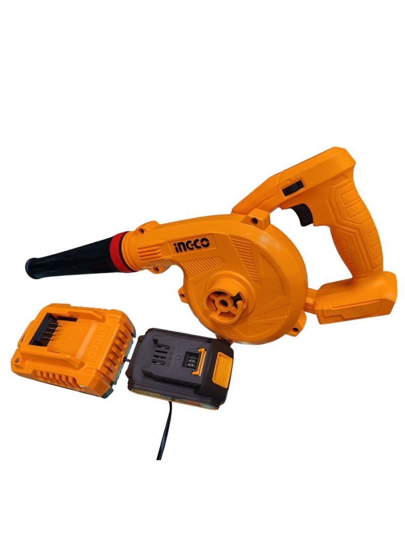 INGCO Lithium-Ion Blower 20V  2.0Ah Variable Speed Switch  - Image 1