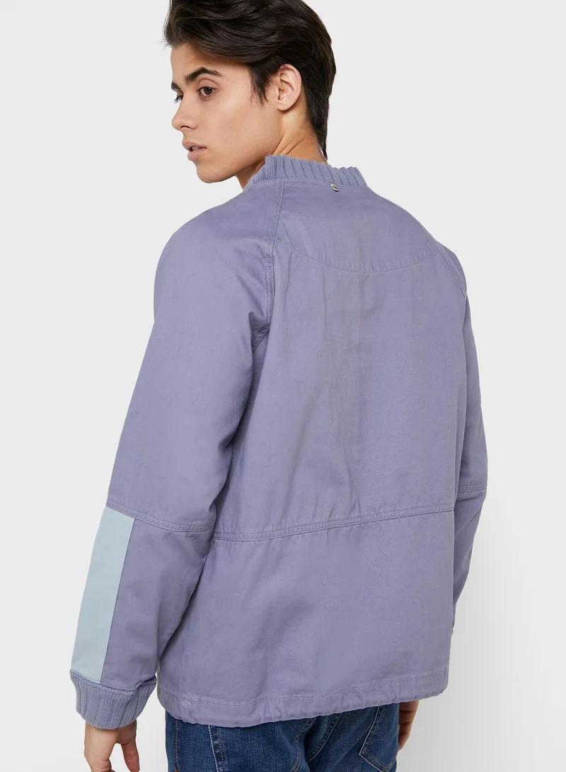 umbro Pretty Green Raglan Drill Sweatshirt