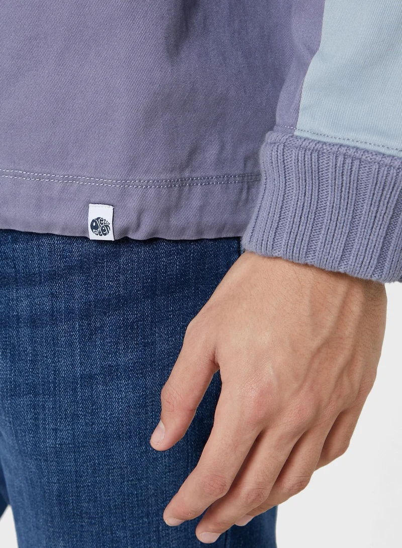 umbro Pretty Green Raglan Drill Sweatshirt
