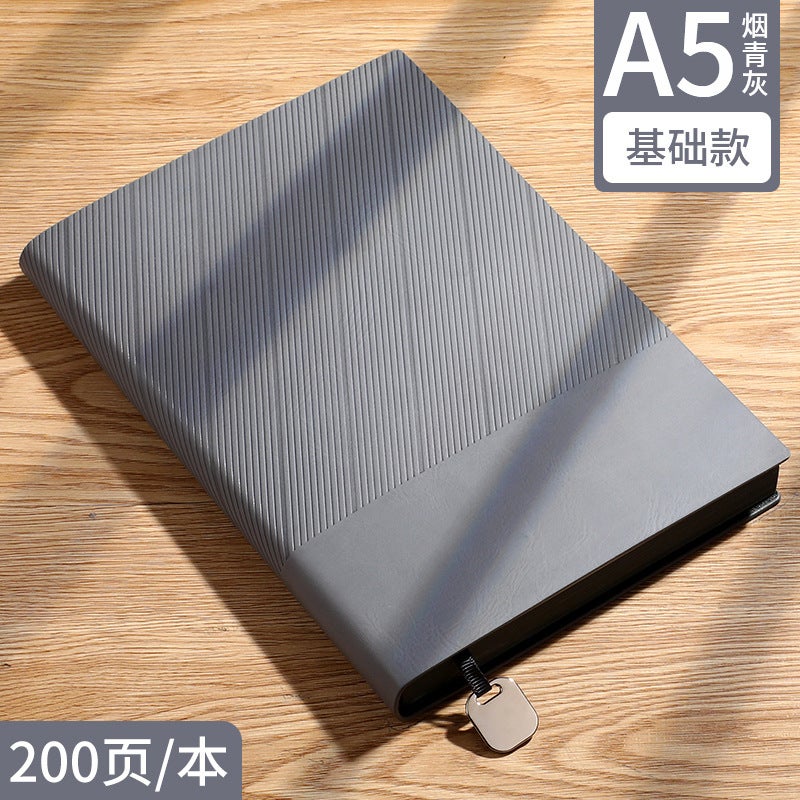 Notebook New Notepad Business Office High Color Value High Grade Soft Leather A5 Excerpt From This Work Diary - Image 5