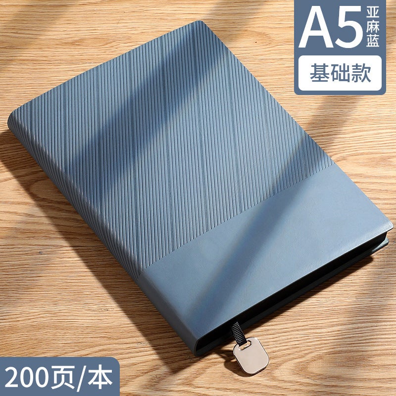Notebook New Notepad Business Office High Color Value High Grade Soft Leather A5 Excerpt From This Work Diary - Image 3