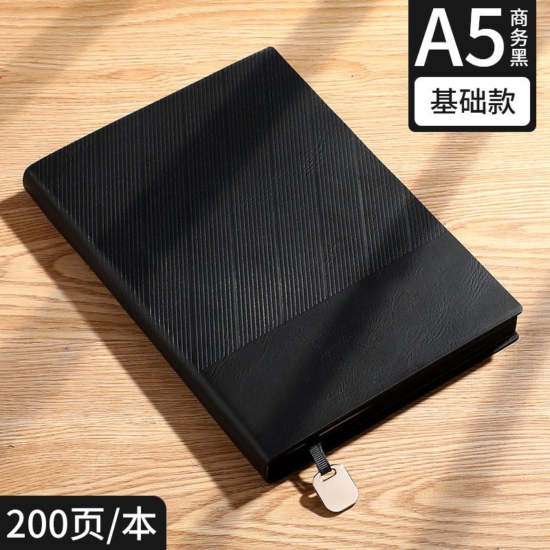 Notebook New Notepad Business Office High Color Value High Grade Soft Leather A5 Excerpt From This Work Diary - Image 1