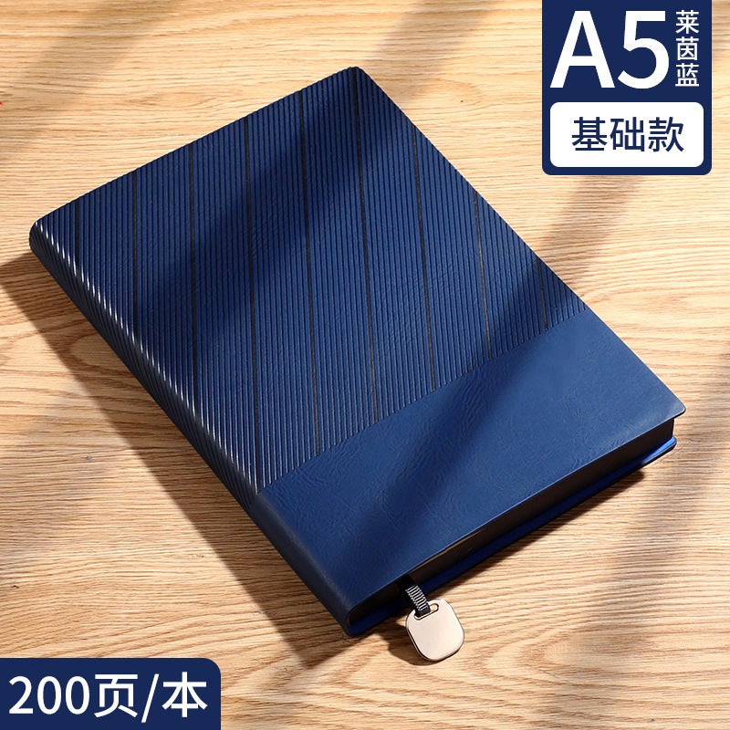 Notebook New Notepad Business Office High Color Value High Grade Soft Leather A5 Excerpt From This Work Diary - Image 4