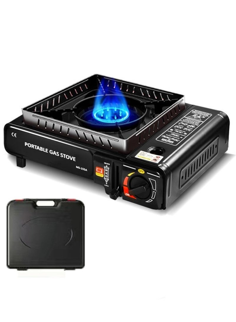 Portable 2-in-1 Gas Stove – Butane & LPG Compatible | Outdoor Camping, Backpacking & Emergency Cooking Stove | Lightweight BBQ Burner for Travel & Survival Kits  - Image 1