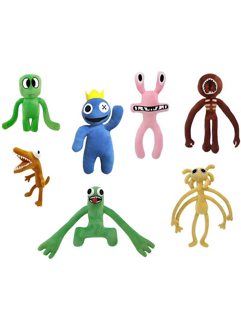 MAGIC VAULT [7-piece set] Rainbow friend roblox plush toy game peripheral doll super cute plush doll longevity monster plush toy suitable for holiday gift collection ornaments children's cute cartoon doll plush  - Image 1