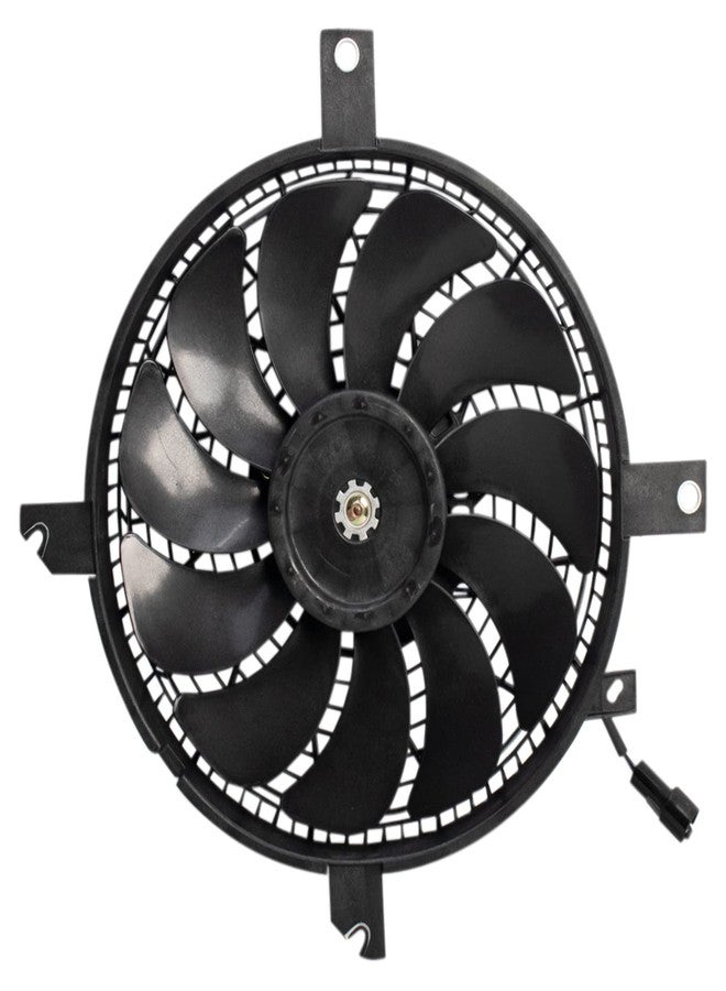 TRQ AC A/C Condenser Cooling Fan w/Motor Assembly for Suzuki XL-7 Grand Vitara - Image 1