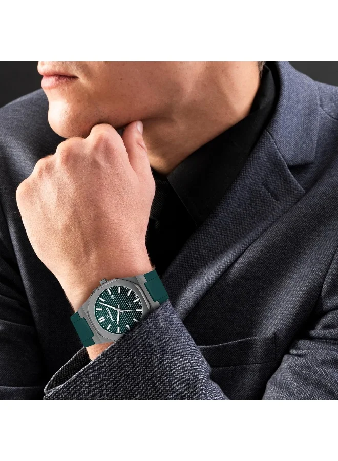 TORNADO Tornado Spectra Men Japan Quartz Movement Watch, Analog Display And Silicone Strap - T22002-Xsgg