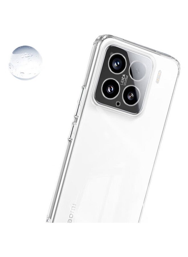 Koolife Xiaomi 15 Phone Case Protective Cover Xiaomi 15 Phone Case Lens Full Coverage Simple Skin-Friendly Transparent Soft Shell Fingerprint-Fading Back Cover - Image 1