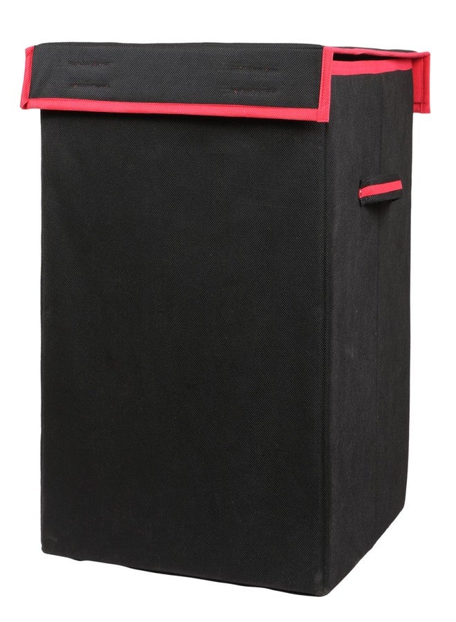 JMD Creation Foldable Basket Bin Organizer for Dirty Cloth Black - Image 1