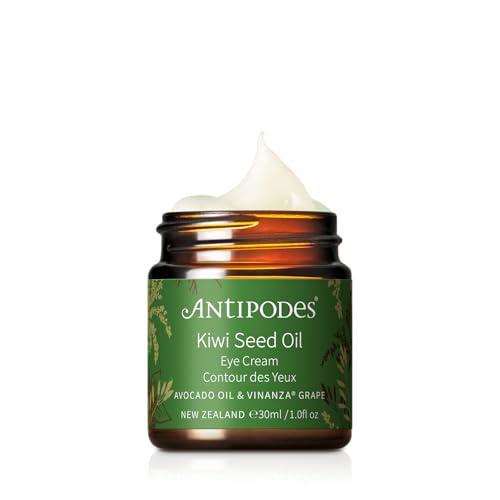 ANTIPODES Kiwi Seed Oil Eye Cream Moisturizing Eye Cream Soothing DePuffing AntiAging 100 Natural CrueltyFree Vegan FragranceFree 10fl oz - Image 2