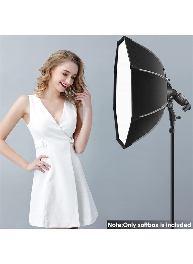 NEEWER 26"/65cm Octagonal Softbox Quick Release, with S-Type Bracket Mount, Carrying Bag Compatible with NEEWER TT560 NW561 NW600 NW620 NW700 NW-670 750II and Q3 AD200Pro Flash Strobes, SF-RP26 - Image 5