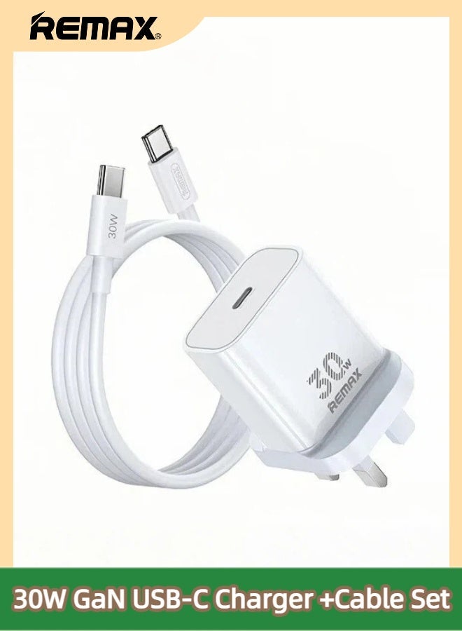 ريماكس مجموعة محطة شحن لاسلكي 3 في 1، ومحول طاقة شاحن سريع GaN PD بقوة 30 واط مع كابل شحن USB-C، زاوية قابلة للتعديل، شحن لاسلكي للهواتف المحمولة، شحن لاسلكي لساعات أبل، شحن لاسلكي لسماعات الأذن، يدعم أجهزة iPhone 17/16/15/14/13/12/Pro/ProMax/Plus/Air/AirPods/iPad/Galaxy S25/S24/S23 Ultra Pixel، وغيرها، أسود. شاحن جداري، حماية أمان، أبيض. - Image 3