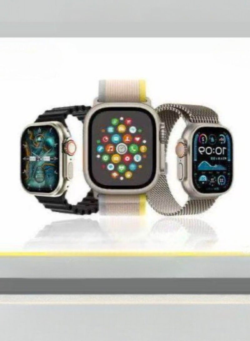 Smart Watch Ultra Max 7 in 1 Deluxe Edition With Health Fitness Tracker Sport Watch Supports NFC 49MM