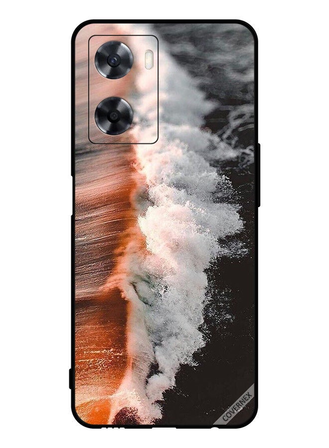 Covernex Protective Case Cover For Oppo A77 4G Sea Water Wave - Image 1