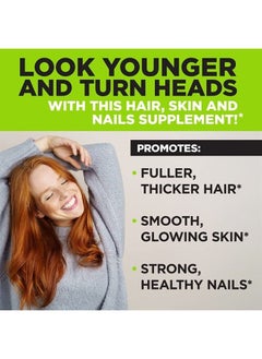 Davinci DaVinci Labs Hair, Skin & Nails - Dietary Supplement to Support Smooth, Healthy Skin, Strong Nails and Hair Health* - With Vitamin C and D3, Minerals, Biotin, Zinc and More - Gluten-Free - 60 Capsules  - Image 4