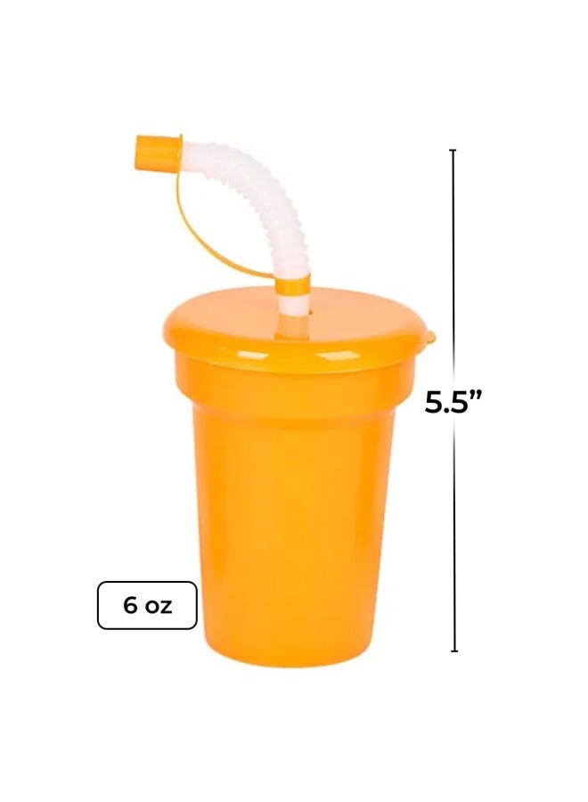 Rhode Island Novelty Neon Sipper Cups - 12 per order - Image 2