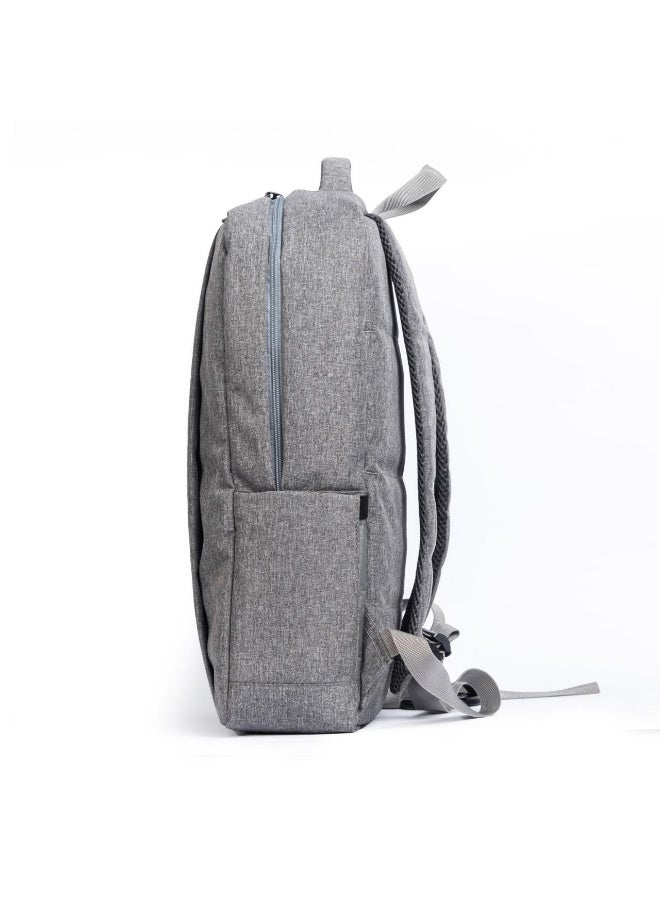 PROTECT Laptop Backpack 17.3 Inch Business & Travel Bag with Safety Bubble Protection - Grey - Image 3