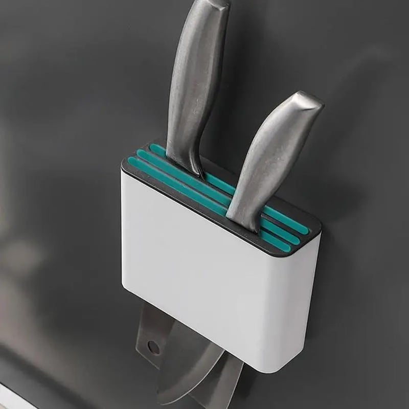 Evona Knife Holder Kitchen Stand WallMounted Knives Holder Organizer Multifunctional Knife Block Storage Cooking Kitchen Accessories - Image 3