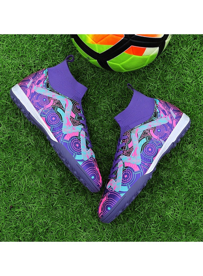 SKT Shiketro Novel Football Shoes Non-Slip Short Spikes Fashionable Running Shoes - Image 4