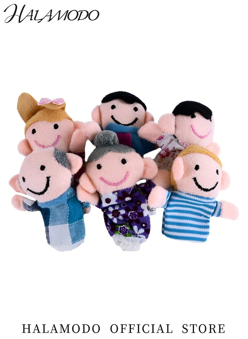 HALAMODO 6PCS Finger Puppets Set Soft Plush Animals Finger Puppet Toys Mini Figures Toy Assortment Ideal as Party Gifts or Stage Gadgets for Boys & Girls & Toddlers  - Image 5