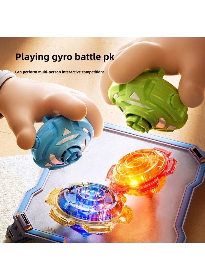 Watch Catapult Bracelet Rotating Frisbee Luminous Gyro Bamboo Dragonfly Toy Flying Saucer Kindergarten Prizes Stall Wholesale-Specifications:Watch Gyro-pink 】 - Image 3