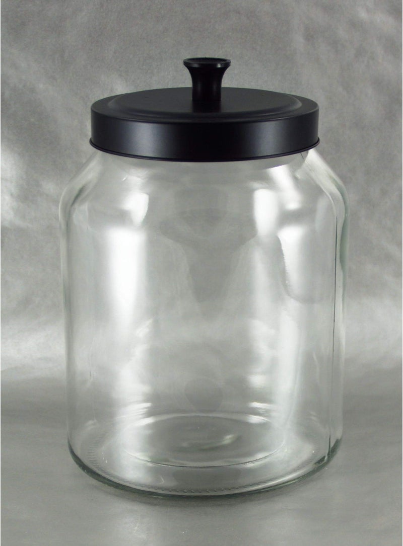 Grant Howard 59106 Storage Jar Black Matte Metal Top  102 oz.