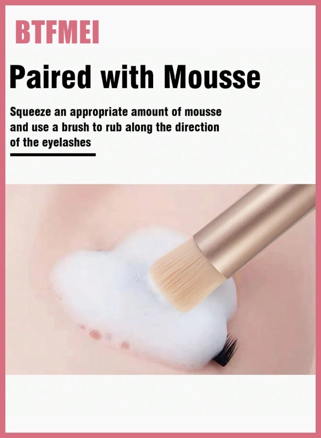 بتفمي 30 قطعة فرشاة تنظيف الرموش ، مجموعة فرش المكياج ، فرشاة تقشير الرؤوس السوداء ، فرشاة تنظيف مسام الأنف ، فرش شامبو الرموش بشعيرات صلبة اللون ، مناسبة لتنظيف الوجه - Image 2